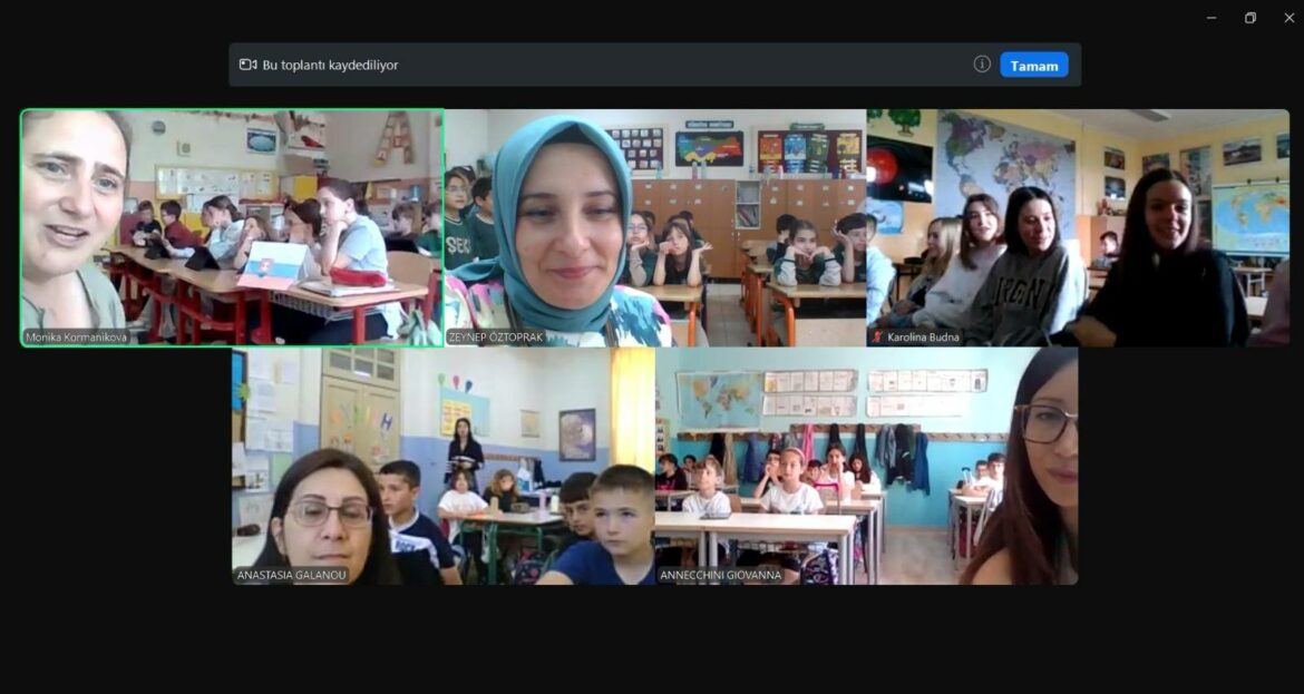 Uczniowie na międzynarodowym spotkaniu eTwinning!