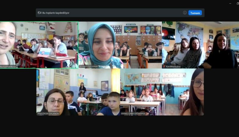 Uczniowie na międzynarodowym spotkaniu eTwinning!