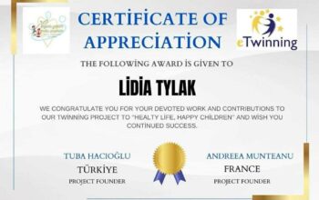 Projekt eTwinning dla przedszkolaków- “Healthy Life-Happy Children: Healthy Habits for Little Children”.