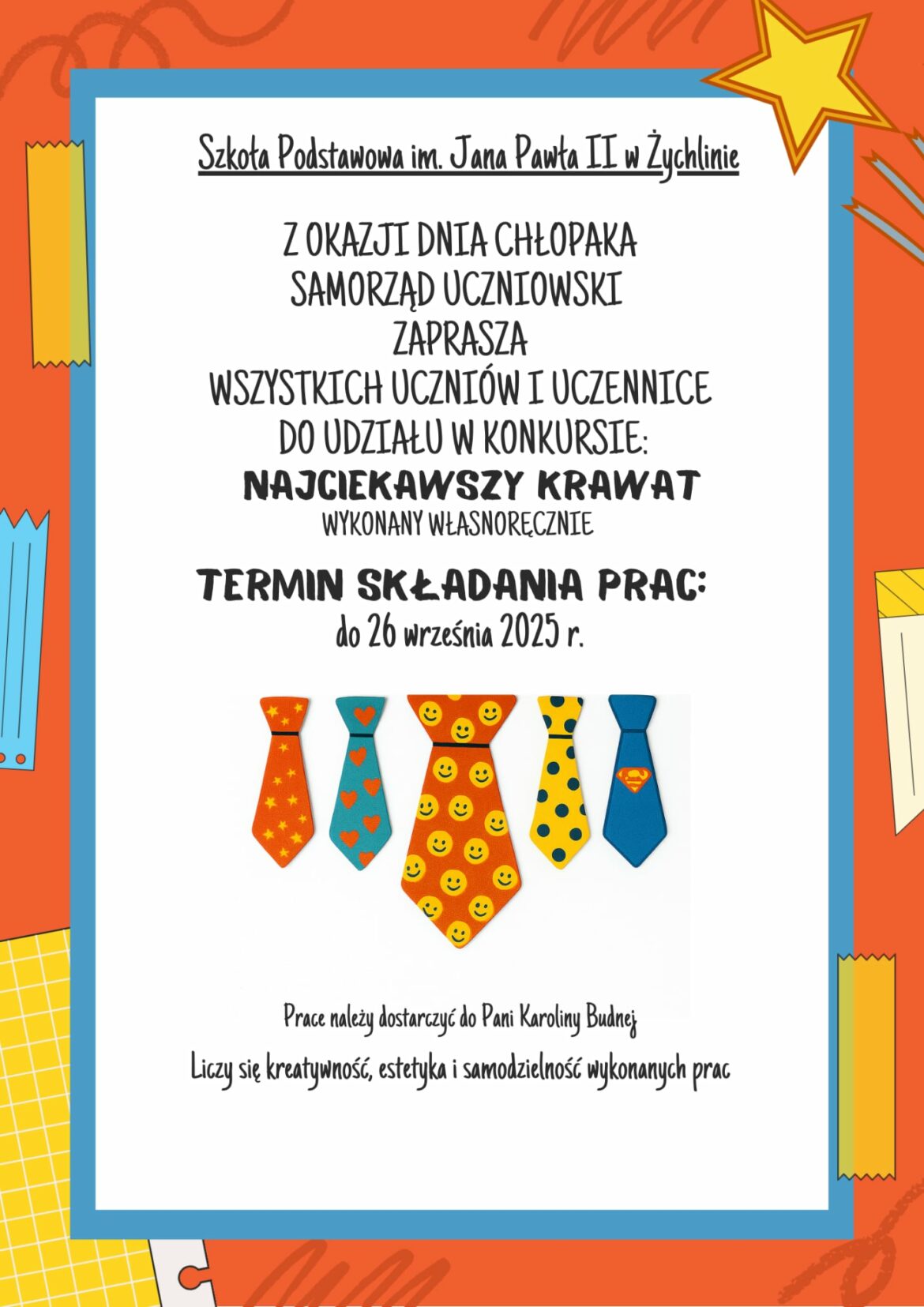 Konkurs z okazji Dnia Chłopaka