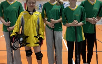 Gminne zawody w unihokeju dziewcząt