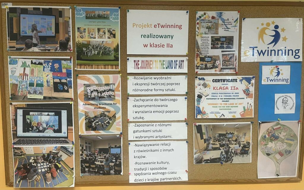 Projekt eTwinning ,,Journey to the Land of Art”
