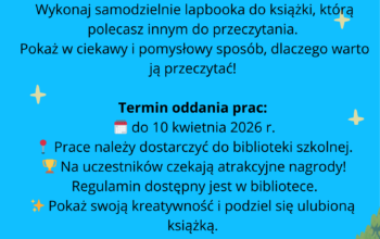 konkurs - lapbook czytelniczy